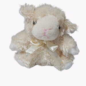 Dan Dee Lamb 5 inch Mini Plush Sheep Bow Easter Spring Stuffed Animal Toy